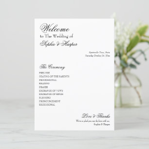 Simple, Versatile, Elegant Black & White Programme