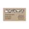 Simple Veterinarian Business Cards
