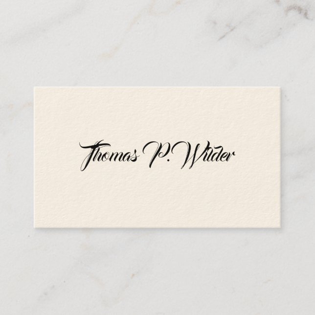 Simple Victorian Calling Cards (Front)