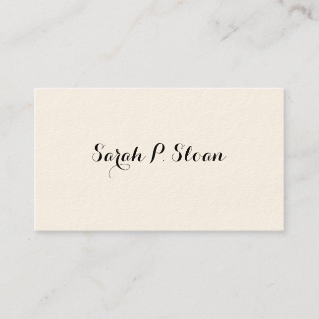 Simple Victorian Calling Cards (Front)