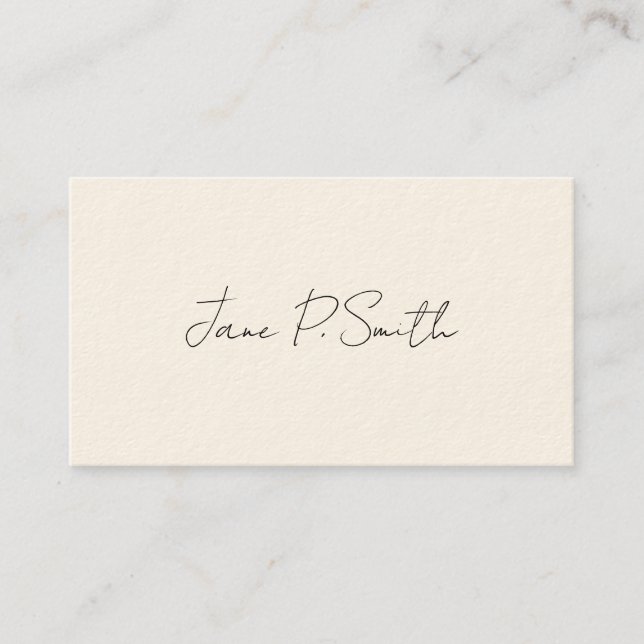 Simple Victorian Calling Cards (Front)