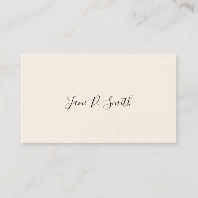 Simple Victorian Calling Cards (Front)