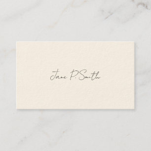Simple Victorian Calling Cards