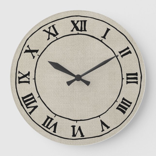 Simple Victorian Wall Clock (Front)