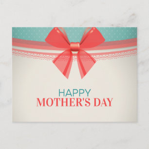Simple Vintage Happy Mother's Day   Postcard