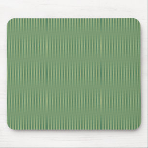Simple Vintage Olive Sage Green Gradient Striped Mouse Mat