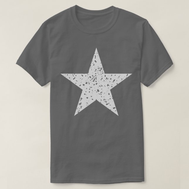 Simple Vintage Star T-Shirt (Design Front)