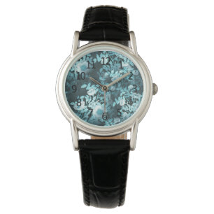 Simple Vintage Victorian White Floral Design Watch
