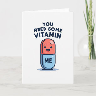 Simple Vitamin Me Cute Card
