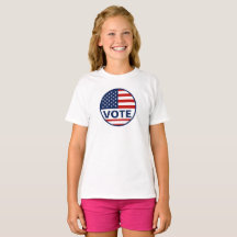 Simple Vote American Flag Election 