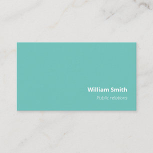 Simple Watercolor Clean Classic Business Card