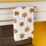 Simple Watercolor Fall Autumn Leaves Minimalist Tea Towel<br><div class="desc">This design features a simple watercolor minimalist pattern kitchen towel with fall autumn foliage leaves, with brown red tan gold burgundy leaves and a stylish trendy elegant nature design, a creative simplistic elegance classic, a traditional forests woods maple tree, cosy up this fall autumn season with home decor, great for...</div>