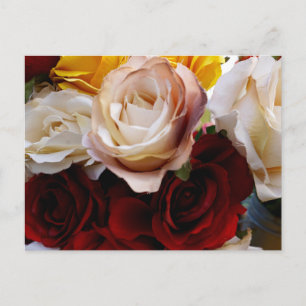 Simple Watercolor Flower Postcard