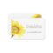 Simple Watercolor Sunflower Business Cards