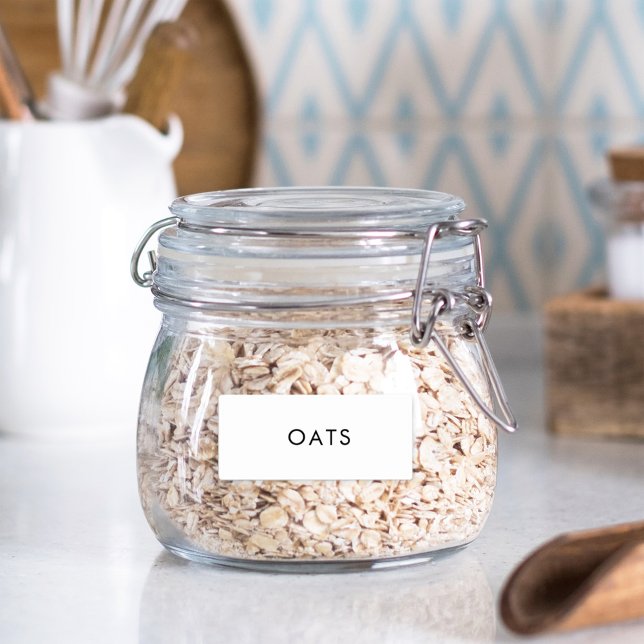 Simple Waterproof Kitchen Spice Jar Label (Creator Uploaded)