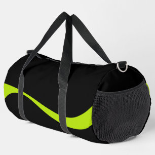 Simple Waves 2 in Lime Green and Black Duffle Bag