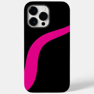 Simple Waves 3 in Magenta and Black Case-Mate iPhone 14 Pro Max Case