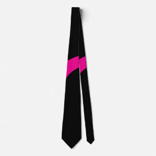 Simple Waves 3 in Magenta and Black Tie