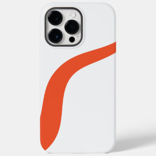 Simple Waves 3 - Orange and White Case-Mate iPhone 14 Pro Max Case