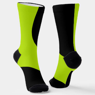 Simple Waves in Lime Green Socks