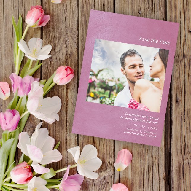 Simple Wedding Announcement Custom Photo (Creator Uploaded)