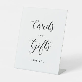 Simple Wedding Gift Table Sign