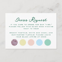 Simple Wedding Guest Attire Request