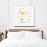 Simple Wedding Monogram Personalised With Name