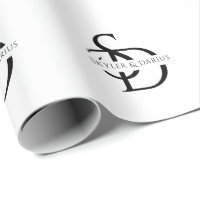 Simple Wedding Monogram Personalised With Name