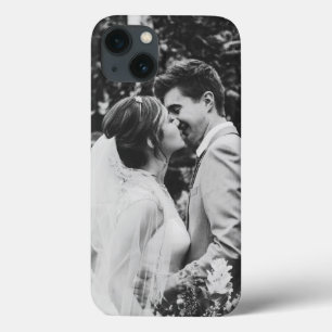 Simple Wedding Photo Newlyweds Couple iPhone 13 Case