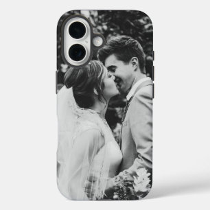 Simple Wedding Photo Newlyweds Couple  iPhone 16 Case