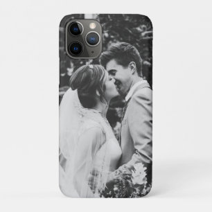 Simple Wedding Photo Newlyweds Couple iPhone 11 Pro Case
