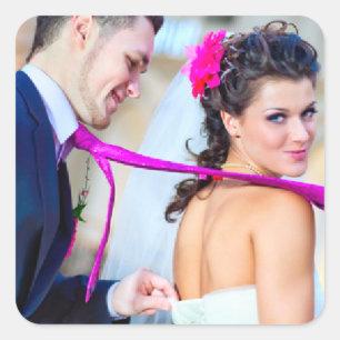 Simple Wedding Photo Sticker