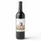 Simple Wedding Photo Wine Label