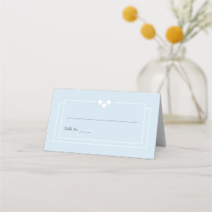 Simple Wedding Reception Place Card