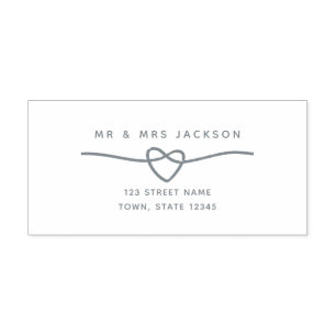 Simple Wedding Return Address Self-inking Stamp