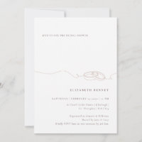 Simple Wedding Rings | Blush Pink Bridal Shower