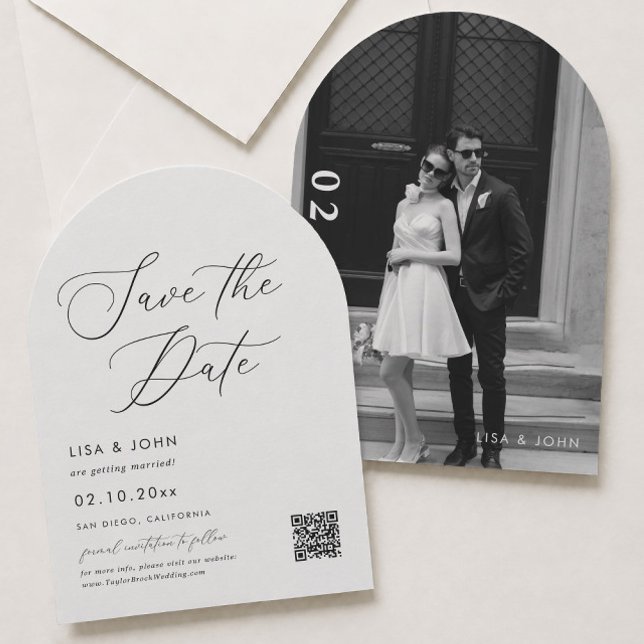 Simple Wedding Save the Date Photo Invitation (Creator Uploaded)