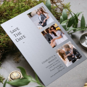 Simple Wedding Save The Date Photo Picture