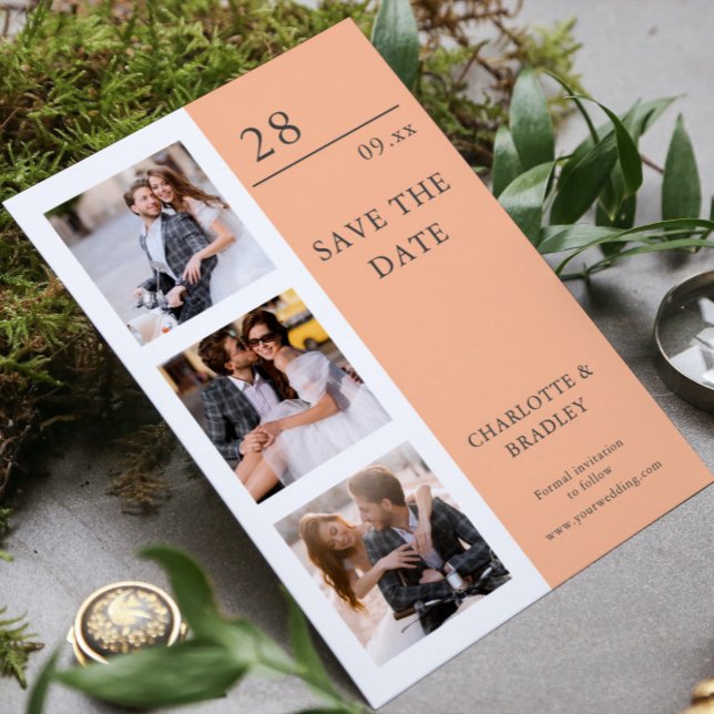 Simple Wedding Save The Date Photo Picture (Creator Uploaded)
