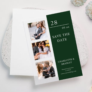 Simple Wedding Save The Date Photo Picture Vellum Invitations