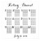 Simple Wedding Seating Chart | Poster
