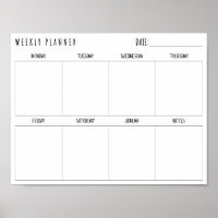 Simple Weekly Planner