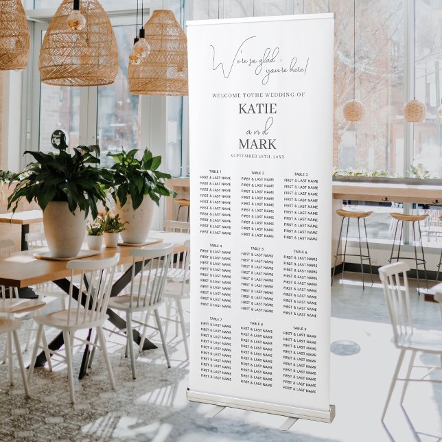 Simple Welcome To Our Wedding Sign Seating Chart (Simple Welcome To Our Wedding Sign Seating Chart)