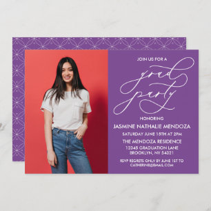 SIMPLE WHIMSICAL CALLIGRAPHY GRADUATION INVITATION