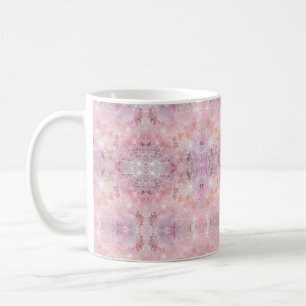 Simple Whimsical Cute Pink Spiderwebs Coffee Mug