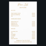 Simple  White Beige Flyer<br><div class="desc">Modern,  simple White Beige Flyer. Entworfen für Designer,  Stylisten,  Salons,  Haare und Make-up Künstler,  Nails und Lash Künstler,  Wellness-Centre und mehr.</div>