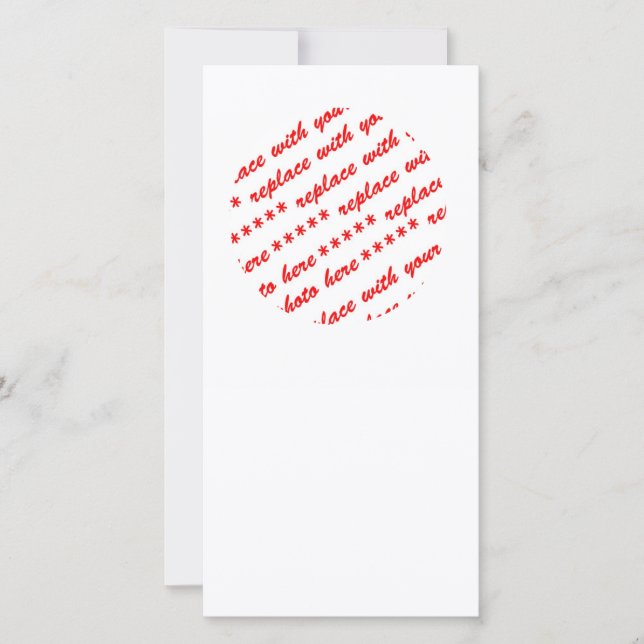 Simple White Circle Photo Frame (Front)