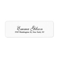 Simple White Classical Professional Elegant Script