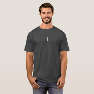 Simple White Cross T-Shirt